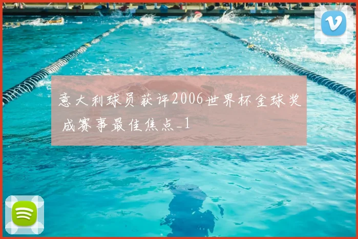 意大利球员获评2006世界杯金球奖 成赛事最佳焦点_1