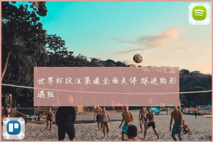 世界杯投注渠道全面关停 球迷购彩遇阻